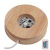 LED Light Base Wood Material Eco Friendly Elegant Style Sturdy Durable Wide Application Color LED Base