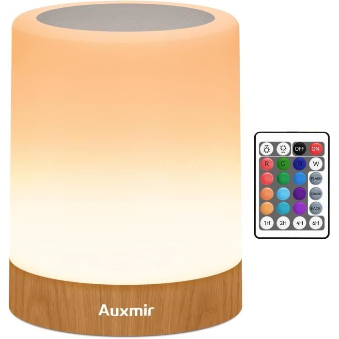 Veilleuse LED Multicolore À Intensité Variable Avec Télécommande