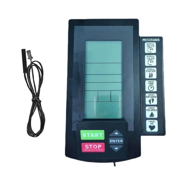 

Fitness Bike Speedometers Heart Rate Monitor Electric Bike LCD Display Meter for Exercise Bikes and Fitness Equipment 1