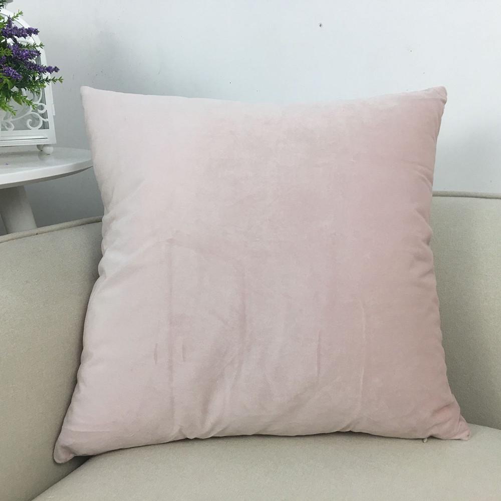 Velvet Soft Decorative Square Pillow Covers Cushion Case for Sofa Bedroom60x60cm