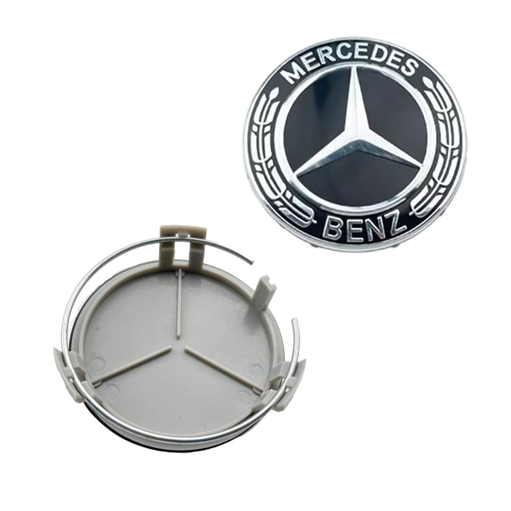 RIP4 4pcs 75mm for Mercedes Benz AMG W203 W206 W220 W205 W211 W212 w204 w213 Car Wheel Center Hub Caps Benz Emblem Tire Rim parts