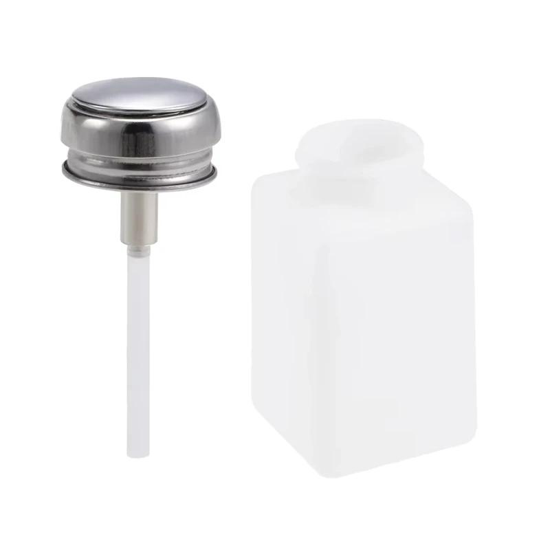 100-250ML Bottiglia Vuota con Pompa Liquido Alcolico Pressa Rimuovi Smalto Detergente Bottiglia Ricaricabile Dispenser Contenitore Manicure