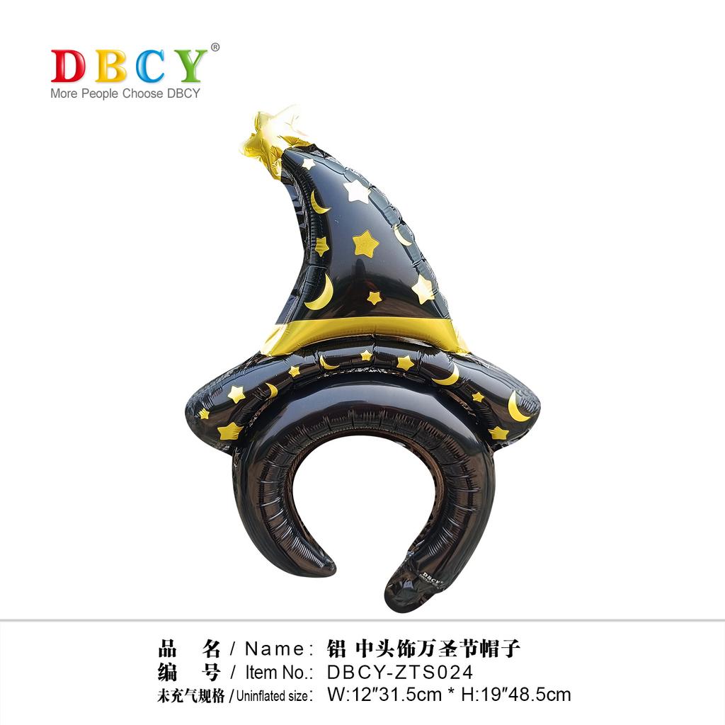 Halloween New Special-Shaped Medium Stick Baton Pumpkin Ghost Spider Holding Aluminum Film Funny Party Balloon