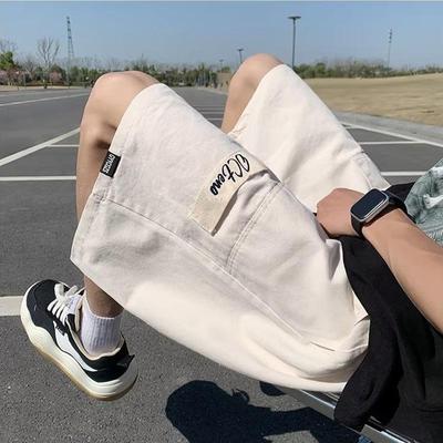 Herre Shorts - Tilfeldig, Japansk Bomull, Sommer, Løstsittende, Rett Passform, Trendy Fempunkts Stil