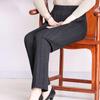 Women's High-Waist Thermal Trousers for Seniors - Loose, Straight-Leg, Warm Pants for Autumn/Winter