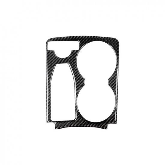 Water Cup Carbon Fiber Holder Panel cover For Mercedes-Benz GLK 2008-2015 W