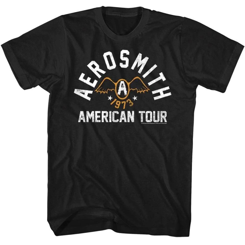 Aerosmith American Tour 1973 Men s T Shirt 2XL