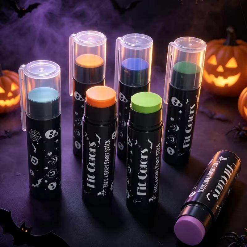 14 Colori Bastoncini Pittura Viso Corpo Nero Bianco Colorati Pittura Fai da Te Cosplay Fondotinta Bastoncini Miscelabili per Festa Halloween Trucco