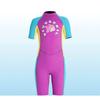 Children's Swimsuit One-piece Short-sleeved Girls 'swimsuit Medium Snorkeling Suit Sunscreen Quick-drying Soaking Hot Jellyfish