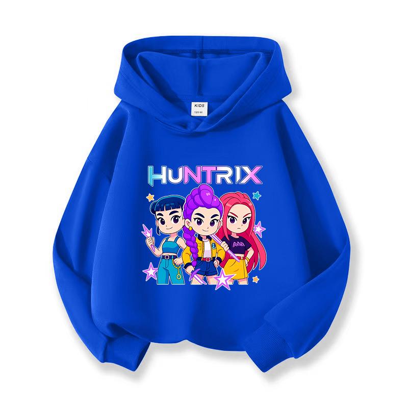 2025 Hot Anime K-Pop Loveliness Demon Hunters Thickened in Autumn and Winter  Harajuku Hip Hop  Hoodie