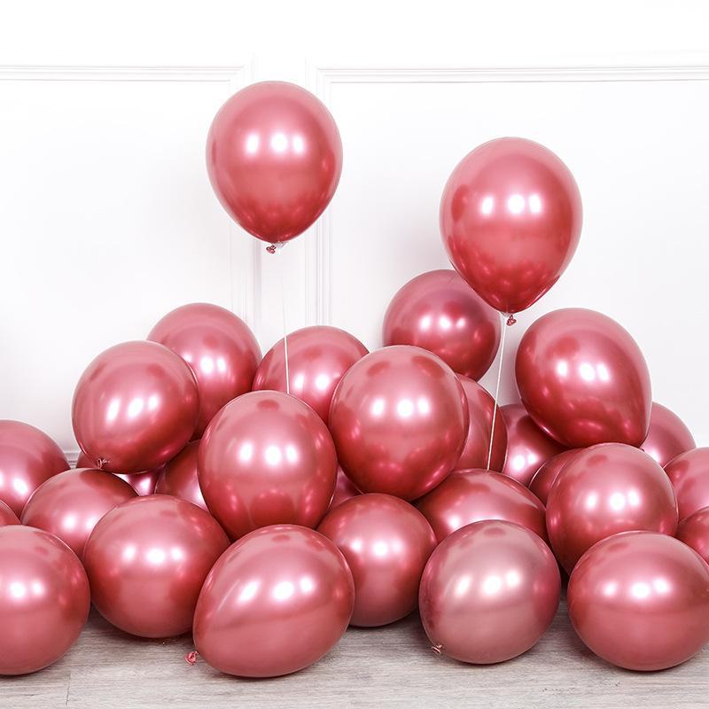 Thickened Explosion-Proof Metal Sequin Balloons for Birthday, Wedding, or Party Decorations