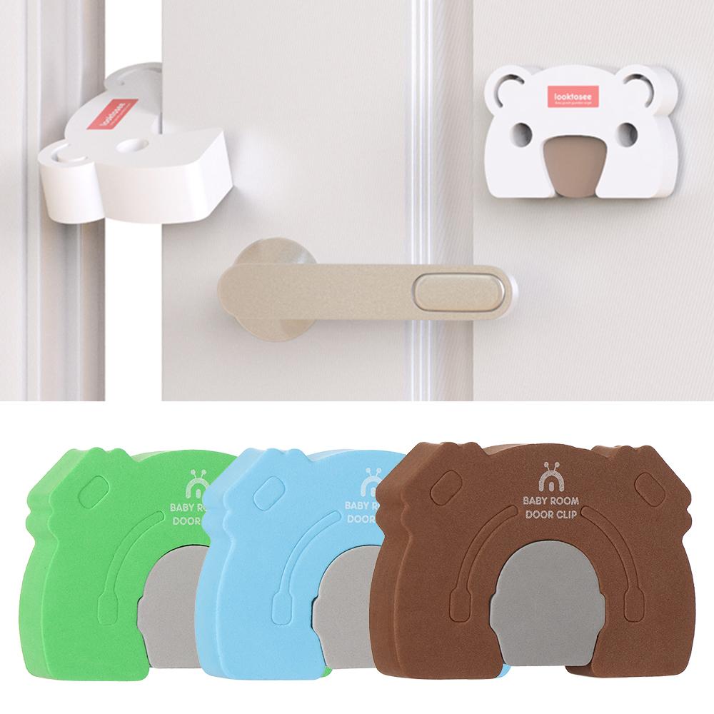 Kitchen Bedroom Door Clip Soft Guard Baby Kids Safety Door Stopper Finger Protector