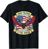 250th Birthday 1776 2026 Eagle Flag Patriotic Anniversary T-Shirt