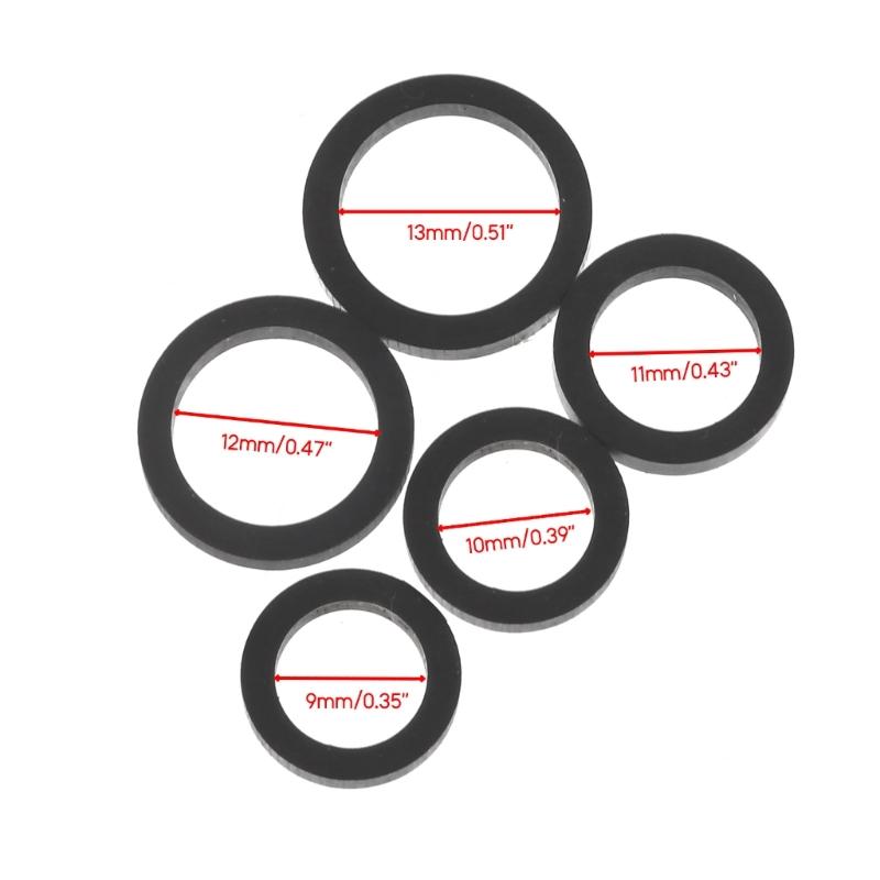 Mixed Idler Pulley Rubber Idle Wheel Belt for Player Tape Record Running Smooth 20pcs