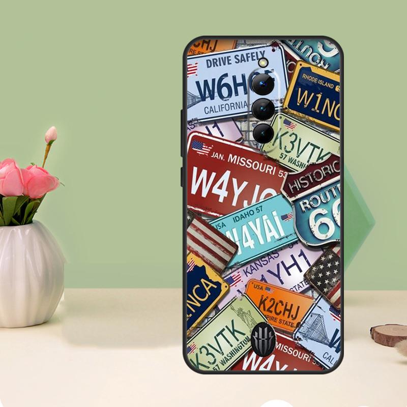 

Supernatural License Plate Case For Nubia Red Magic 6 7 8 9 10 Pro 6S 7S Pro 5G 6R RedMagic 8S 9S 8 9 10 Pro Plus Cover Red Magic 10 Pro
