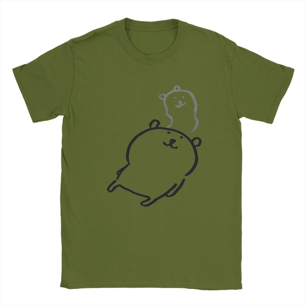 Joke Bear T Shirt Summer   Cotton  Trendy Cool T-Shirts Men 100 Cotton O-Neck Oversized Top Tees Short Sleeves Y2K Casual Tshirt