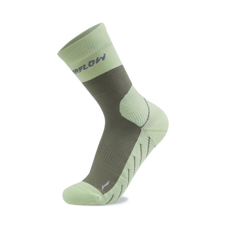 Li Ning Crew Socks Unisex Sage Green AWLV045-1 L