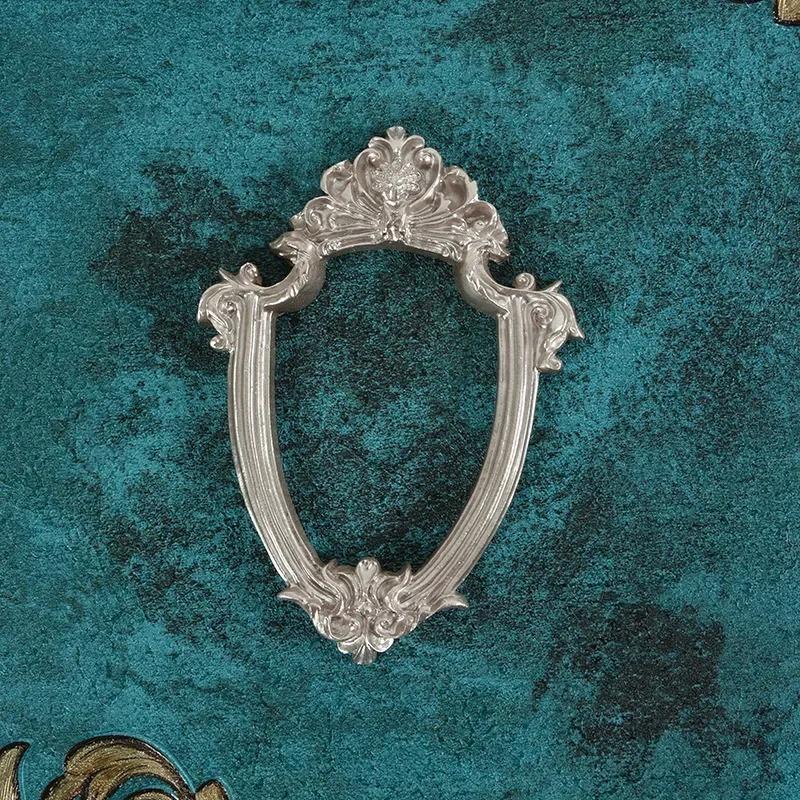 Golden Retro Photo Frame Nail Art Jewelry Decoration Home Decoration Photography Background Shooting Photo Props Picture Frame