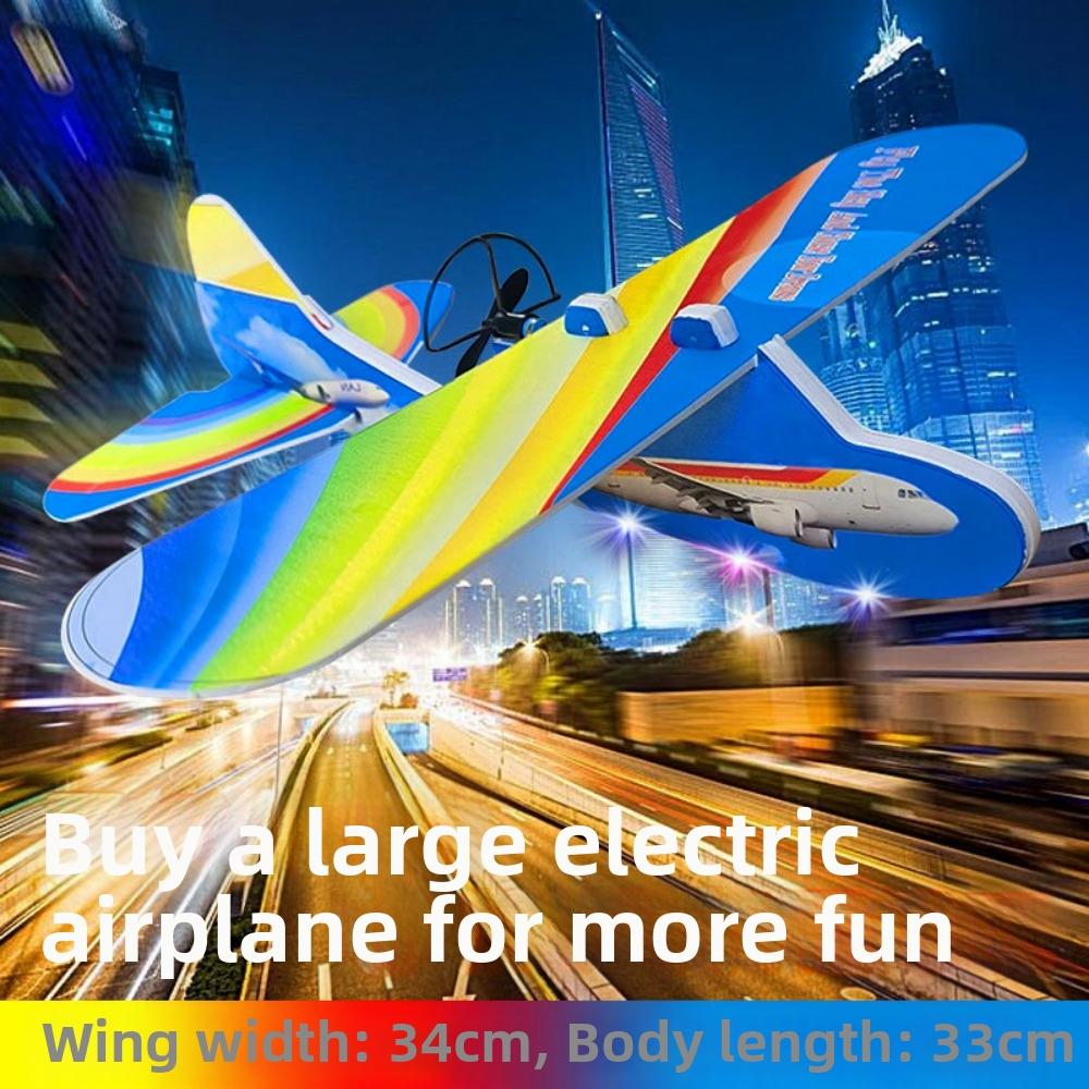 Ligthweight Electric Foam Aircraft EVA Airplane Glider Toy Model New DIY Assemble Airplanes Toys