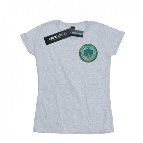 Riverdale Womens/Ladies High School Crest Breast Print Cotton T-Shirt