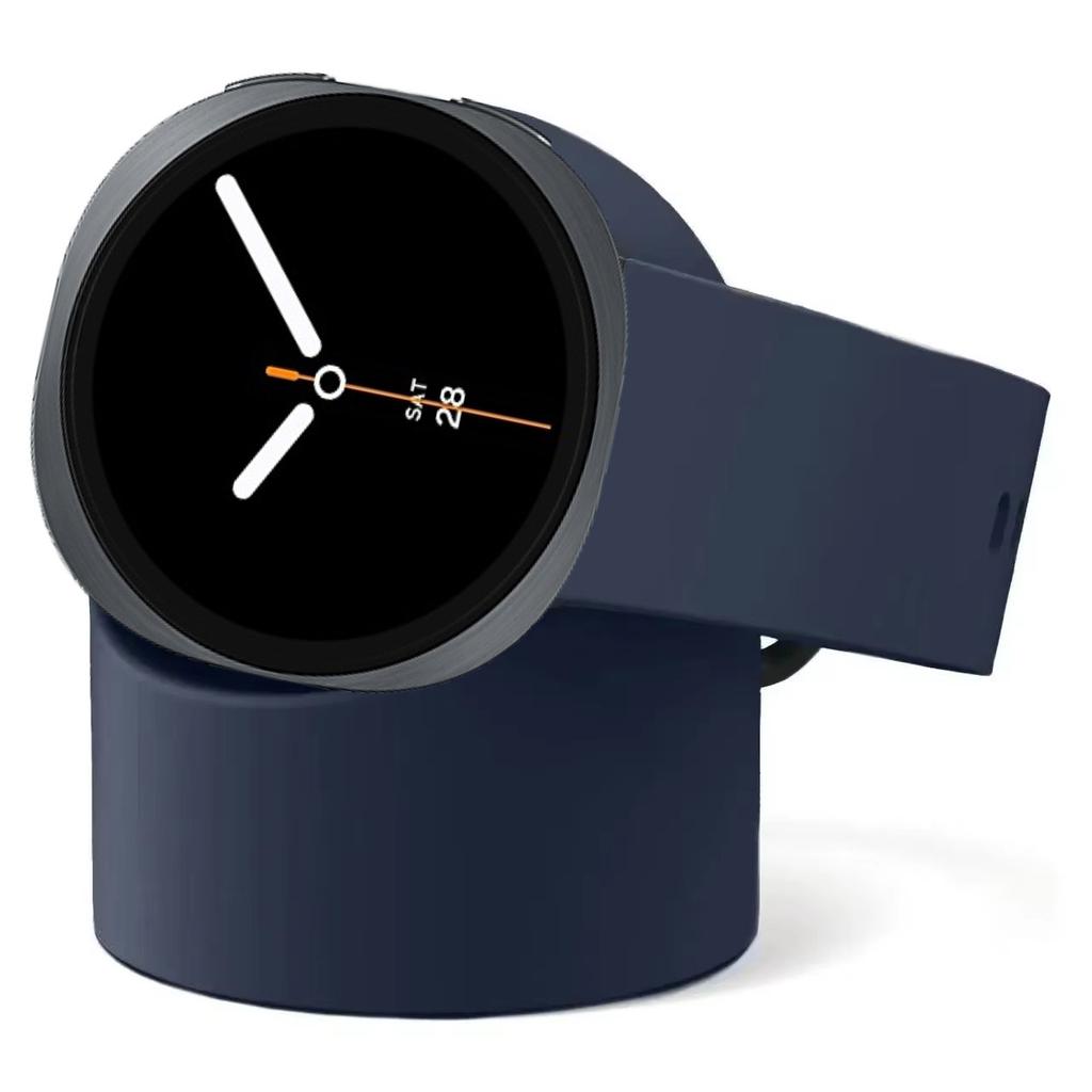 Silicone Charging Seat For Samsung Galaxy Watch 8/7/6/5/4 40mm 44mm Ultra 2026 Charging Stand Storage Seat Watch 8 Classic 46mm