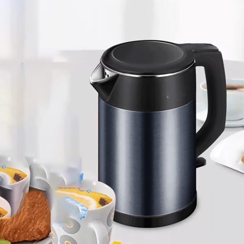 1.5L Double-Layer 304 Stainless Steel Electric Kettle
