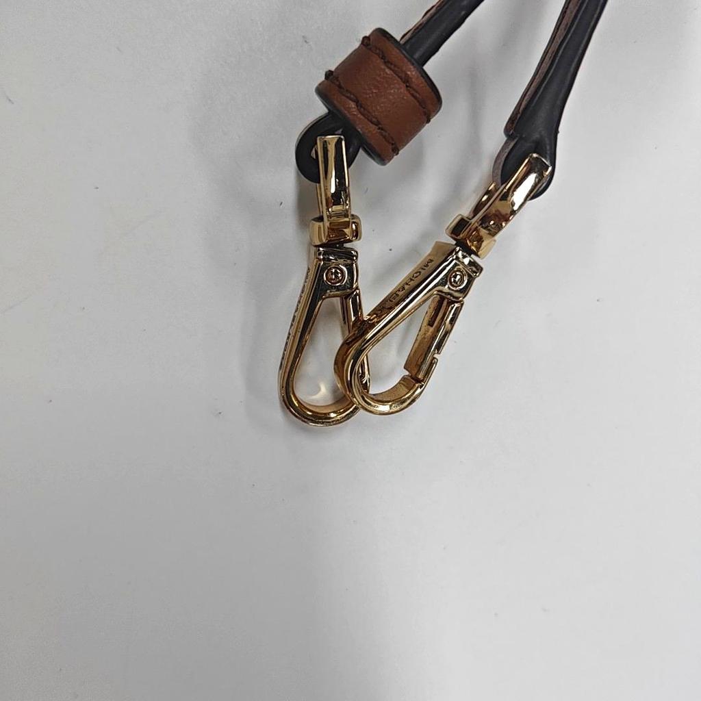 [Pre-Owned] Mercer Mini Brown Coated Canvas Monogram Crossbody Bag - Excellent #1LV7Z9