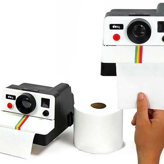 Retro Camera Tissue Dispenser: Household Roll Paper Box