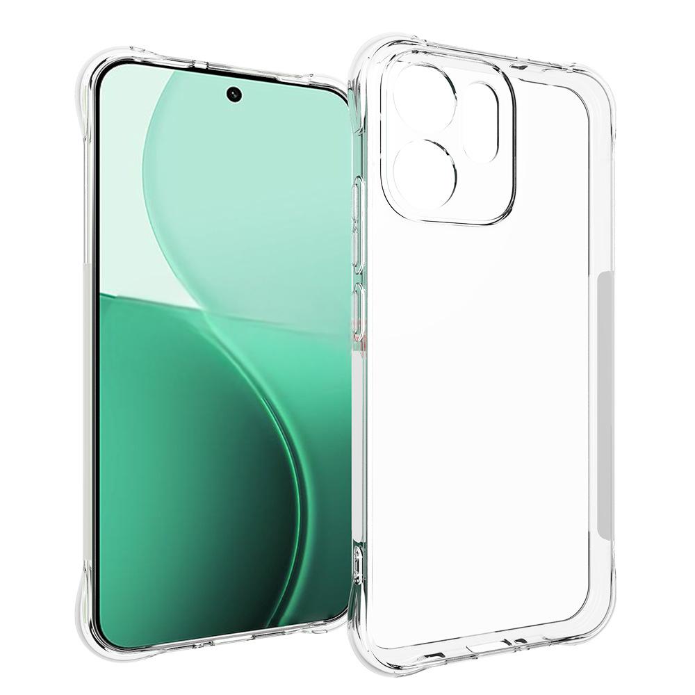 For Oppo Reno14 F 5G Clear TPU Case WANLONFENG TM Series 2.0mm Phone Back Cover