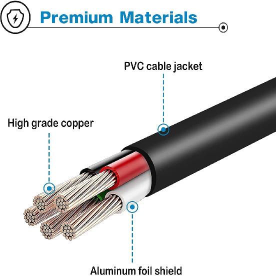 3FT Charger and Sync Data Cable for Texas Instruments Calculators, TI-84 Plus, TI 89 Titanium, TI-84 Plus C Silver Edition, TI Nspire CX/TI Nspire CX