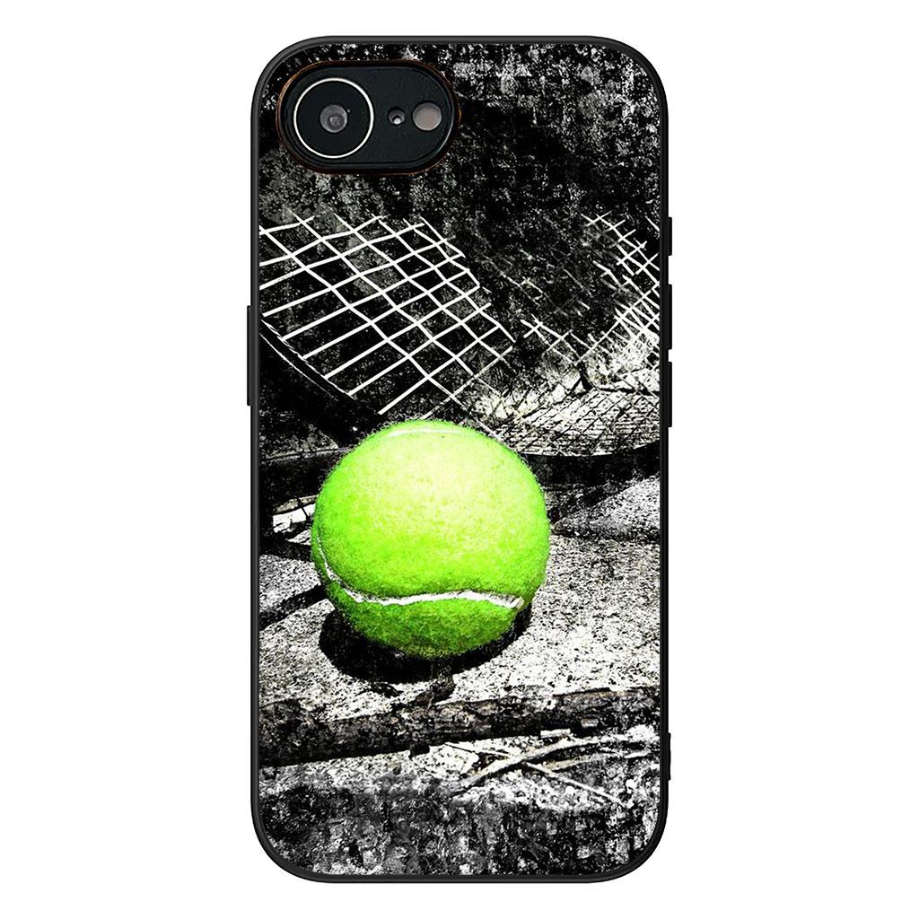 Eat Sleep Tennis Repeat Ball Coach Phone Cover for Apple iPhone 16 15 14 Plus 13 12 Mini 17 Pro Max + ProMax 16E Air Case