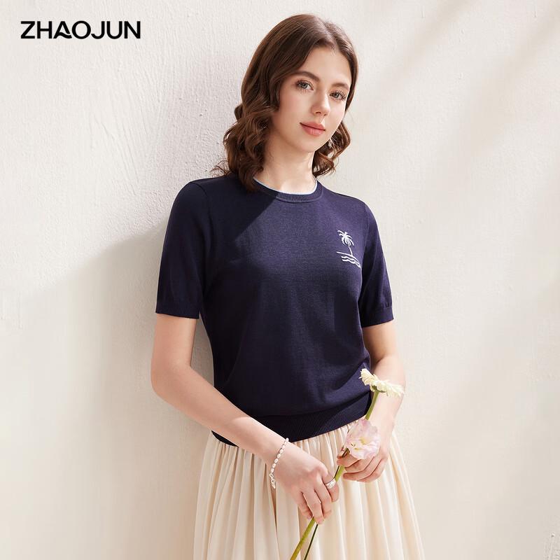 

Women s Casual Silk Blend Knit T-Shirt 2XL