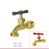 1 Piece 1/2" 3/4" Zinc Alloy Water Faucet Washing Machine Household Quick Opening Faucet Garden Hose Connector Thread Head