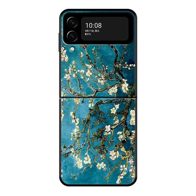 

Чехол Van Gogh Art Retro Plum Blossom для Samsung Galaxy Z Flip 4 Z Flip3 5g, чехол для Galaxy Z Flip Pc, жесткий чехол для телефона Samsung Z Flip3 5G