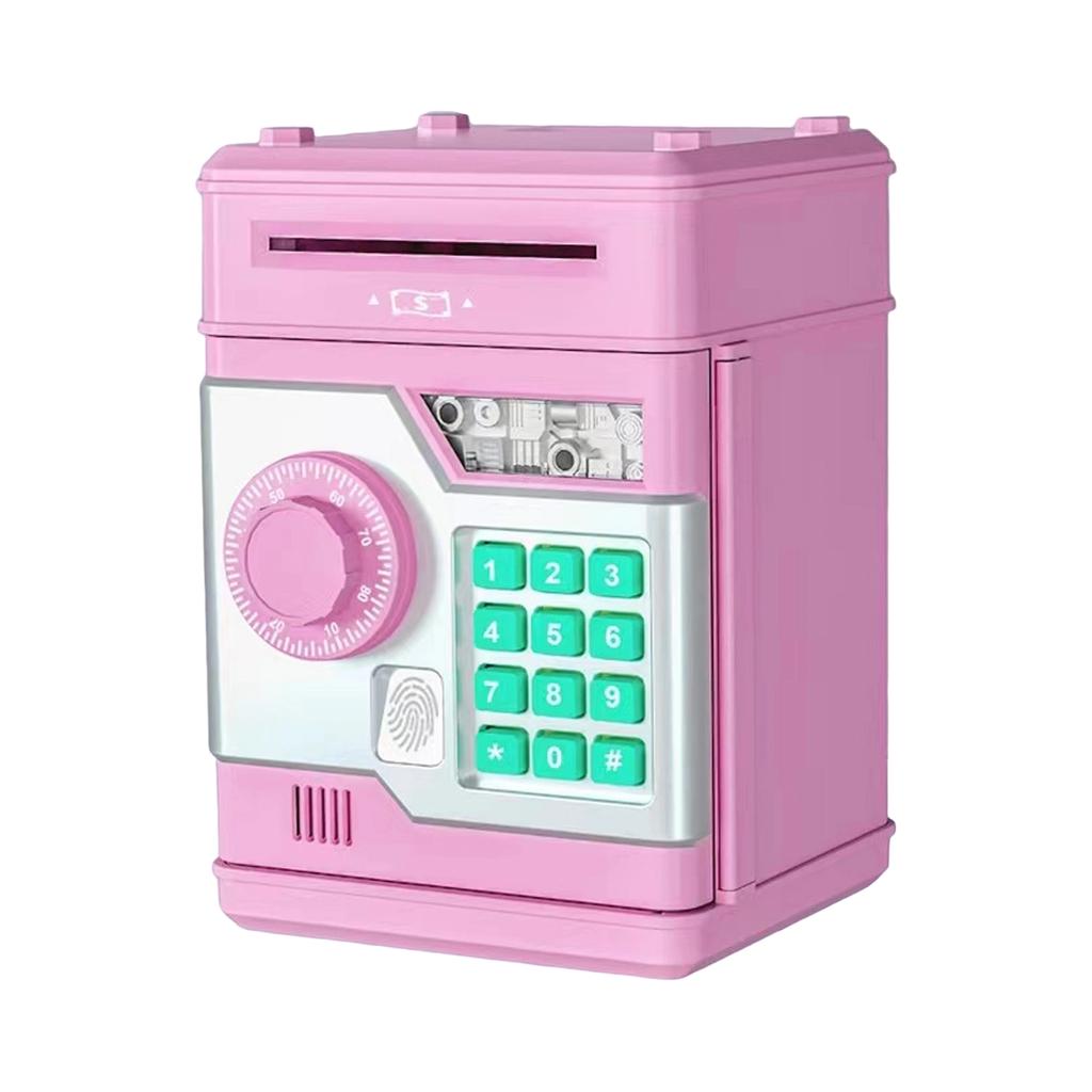 Children's Electronic Safe Box with Combination Lock and Digital Keypad Password Security with Coin Slot for Kids Money Storage