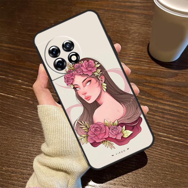 Horoscope Girl Scorpio Taurus Virgo For OnePlus Nord CE 5 2 3 4 Lite N20 N30 Case For OnePlus 15 R 13 12 11 8T 10T 13T 12R 13R