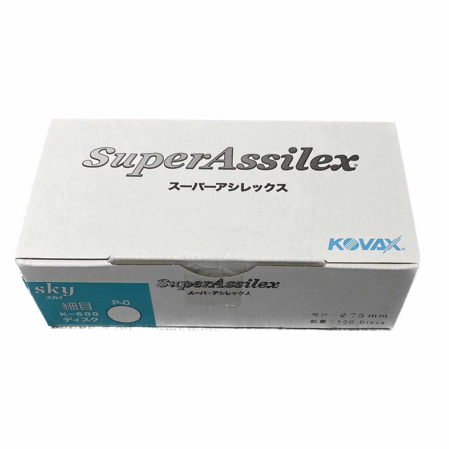 

Kovacs Super Assilex pieces 7715 Sky Size Phi Co., Ltd. Disc/100 K-600 (75 P-0)