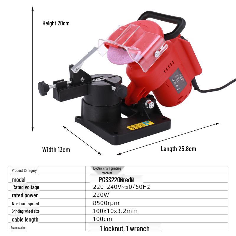 220W Electric Chainsaw Chain Grinder Sharpener