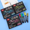 100-Color Soft Tip Acrylic Paint Markers for DIY, Graffiti, Journals & Drawing