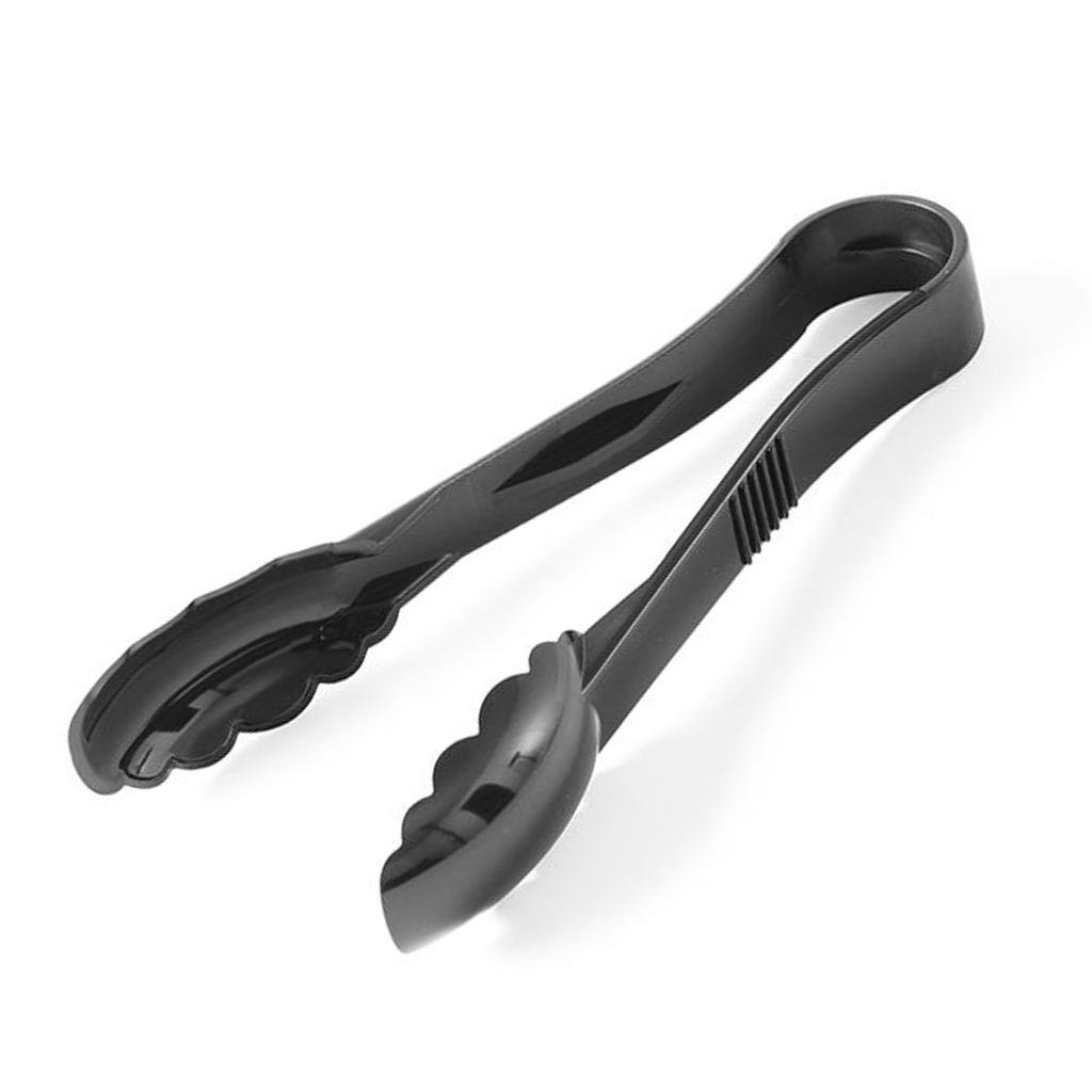 Universal food tongs for temperatures up to 100°C, made of polycarbonate, black - Hendi 657607