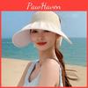 Summer Outdoor Sun Hat With Breathable Polyester Material And Sunshade For Beach And Travel