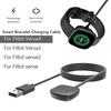 2/1PCS For Fitbit Versa 3 / 4 Smart Watch Replacement USB Charging Cable Adapter For Fitbit Sense 2 Charger Smart Accessories