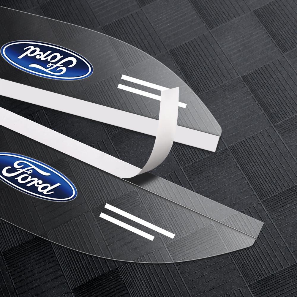 XFVD7 2Pcs Car Rearview Mirror Rain Shield Cover Sticker Auto Styling  Accessories For Ford Ranger Mustang Kuga Mondeo Fiesta Explorer