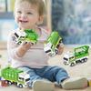 4/6Pcs Pull Back Engineering Vehicle Boys Toys Kids Toy Car Inertia Sanitation Truck Models For Children Ideal Gifts