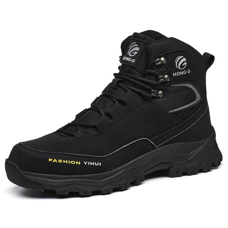 Men's Safety Boots Work Steel Toe Shoes Anti-smash Puncture-Proof Protective Shoes Indestructible Boots Outdoor Waterproof Boots