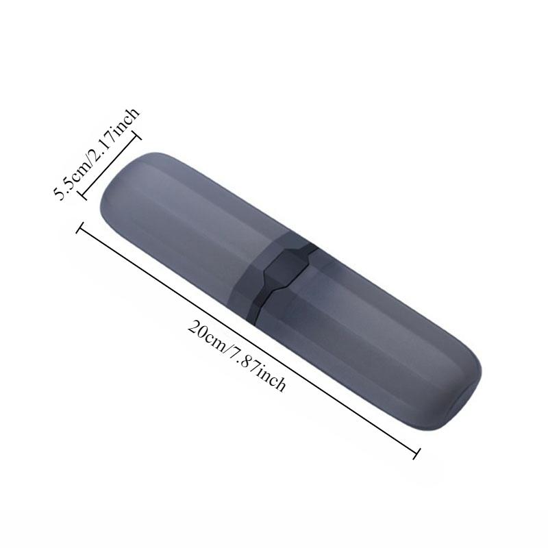 Travel Toothbrush Case, Portable Toothbrush Holder, Tableware, Pencil, and Stationery Cover for Home Organization.