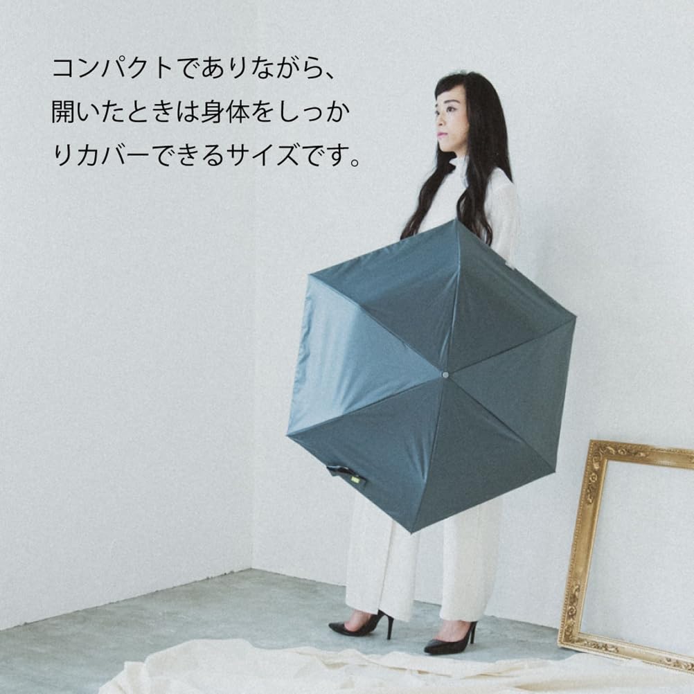 Ogawa Parasol Folding Umbrella Ultra Compact Mini UV Protection Rate Over Light Blocking Heat Shielding 50cm Zero and Twilight Purple Water Repellent