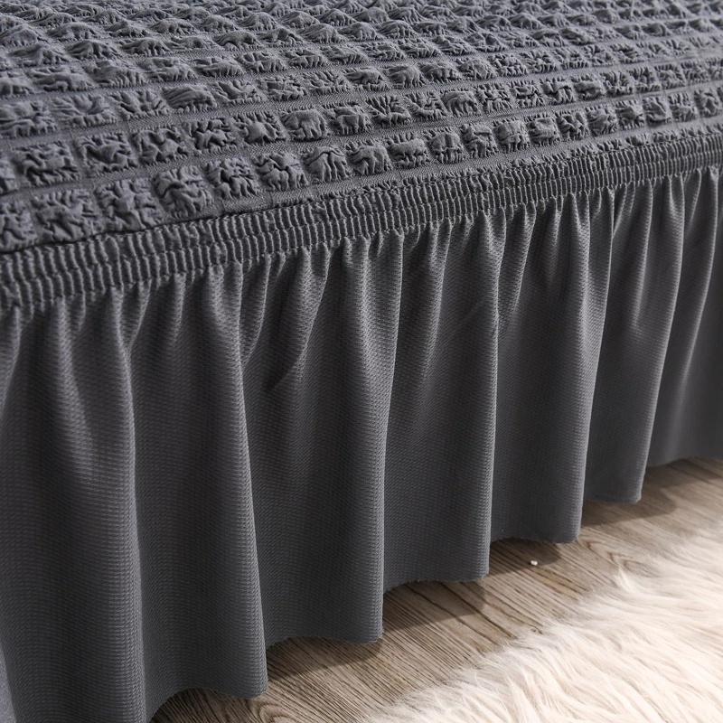 Sofa Cover Thick Elastic Solid Stretch Couch Slipcovers 1/2/3/4 Seater Sofa Armchair Cover