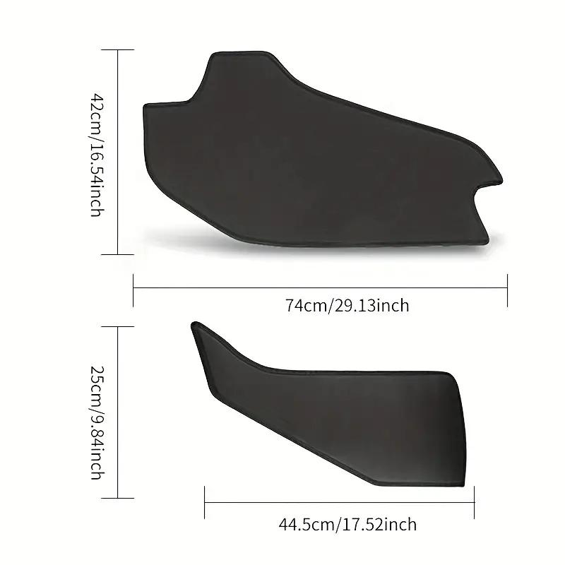 Do Tesla Model 3 Model Y Center Control Side Anti-kick Pad Skórzana antypoślizgowa ochronna osłona ochronna Dywanik ochronny Akcesoria samochodowe