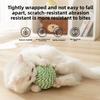 Cat Colorful Sisal Ball Toy Wool Ball Teasing Cat Ball Plush Self-hi To Relieve Boredom and Resist Biting Teeth Grinding Stick Teasing Cat Supplies